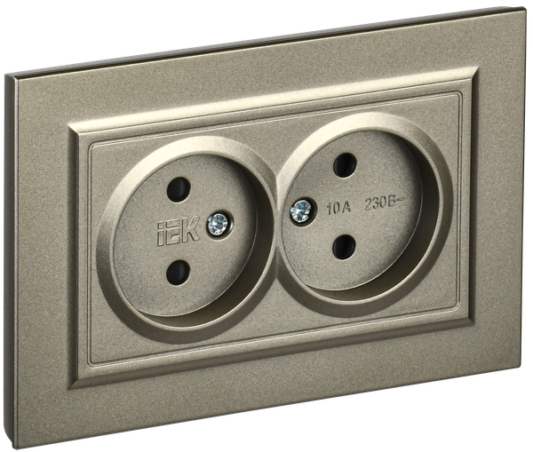 Розетка IEK Brite BR-R23-10-K37-F - фото