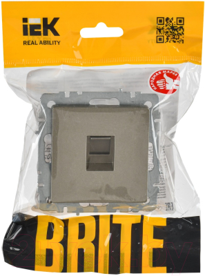 Розетка IEK Brite BR-K10-2-K37