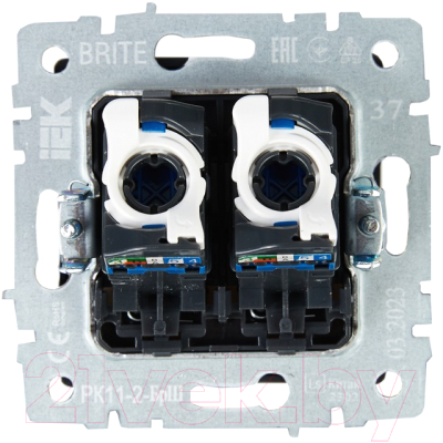 Розетка IEK Brite BR-K20-2-K37