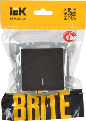 Выключатель IEK Brite BR-V12-1-10-K45
