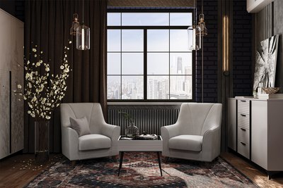 Тумба Bravo Мебель Брента (белый снег/лак белый)