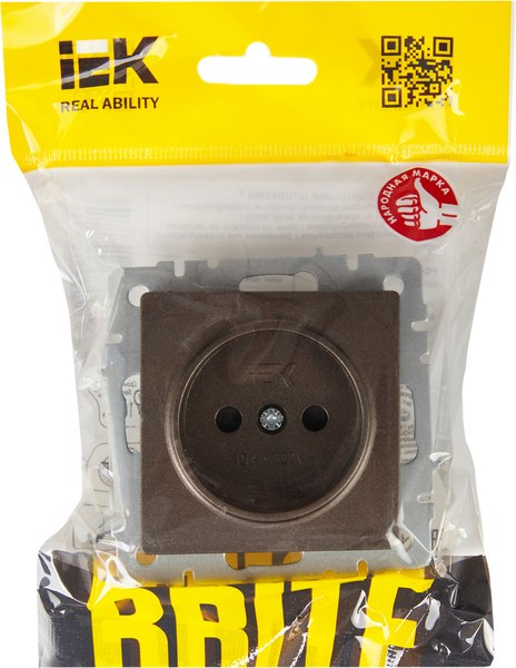 Розетка IEK Brite BR-R13-10-K45