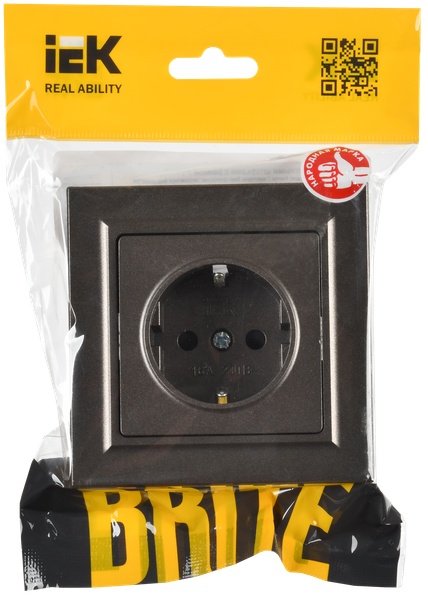 Розетка IEK Brite BR-R14-16-K45-F