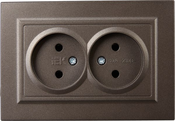 Розетка IEK Brite BR-R20-10-K45-F