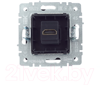 Розетка IEK Brite BR-H10-K45