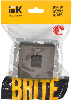 Розетка IEK Brite BR-K10-2-K45