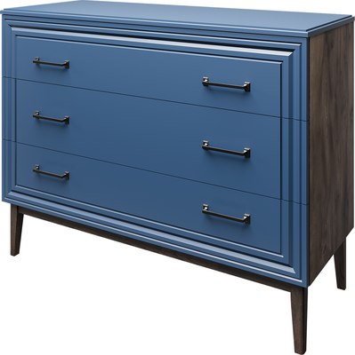 Комод Bravo Мебель Гориция (таксус/лак сапфировый) - фото