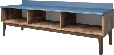 Тумба Bravo Мебель Гориция ТВ (таксус/лак сапфировый)