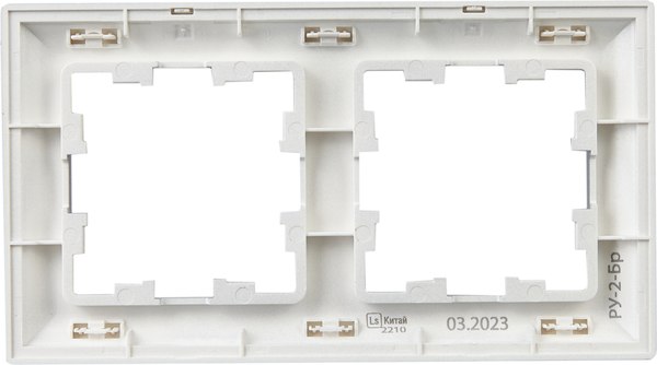 Рамка для выключателей и розеток IEK Brite BR-M22-12-K47