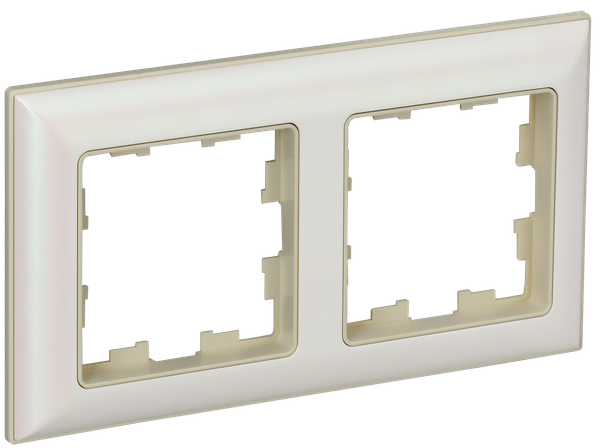 Рамка для выключателей и розеток IEK Brite BR-M22-12-1-K10 - фото