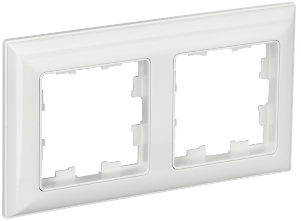 Рамка для выключателей и розеток IEK Brite BR-M22-12-K01 - фото
