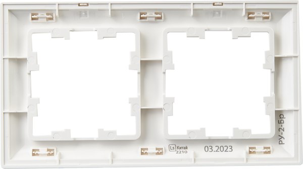 Рамка для выключателей и розеток IEK Brite BR-M22-12-K01