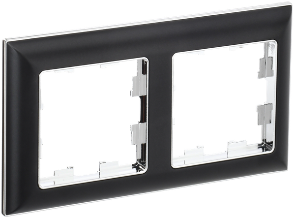 Рамка для выключателей и розеток IEK Brite BR-M22-12-2-K23 - фото