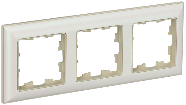 Рамка для выключателей и розеток IEK Brite BR-M32-12-1-K10 - фото