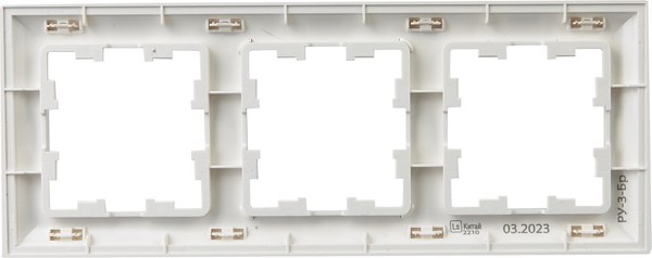 Рамка для выключателей и розеток IEK Brite BR-M32-12-K01