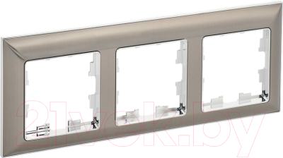 Рамка для выключателей и розеток IEK Brite BR-M32-12-4-K23 - фото