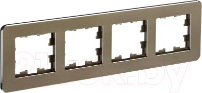 Рамка для выключателей и розеток IEK Brite BR-M42-M-01-K49 - фото