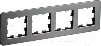 Рамка для выключателей и розеток IEK Brite BR-M42-M-01-K48 - фото