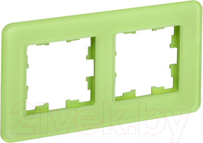 Рамка для выключателей и розеток IEK Brite BR-M22-G-41-K06 - фото