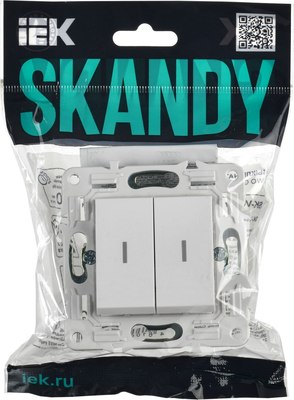 Выключатель IEK Skandy SK-V22-1-10-K01