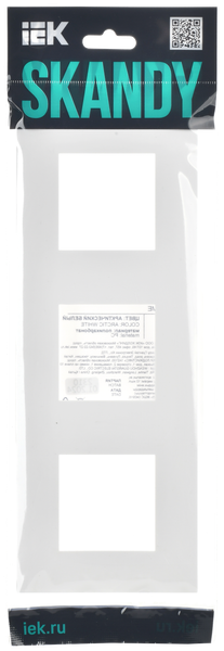 Рамка для выключателей и розеток IEK Skandy SK-M32-K01