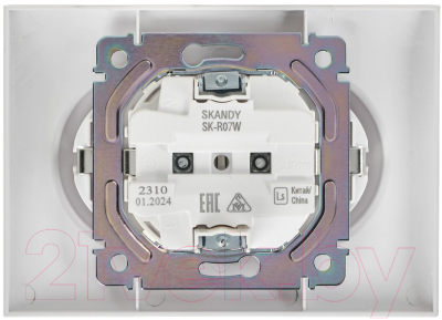 Розетка IEK Skandy SK-R24-16-K01-F