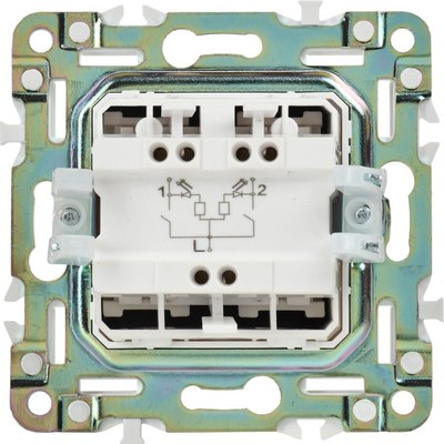 Выключатель IEK Skandy SK-V22-1-10-K02