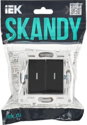 Выключатель IEK Skandy SK-V22-1-10-K02