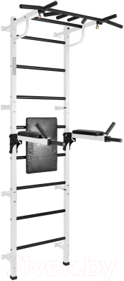 Шведская стенка Flexter Grand Profi ПСК G0.12 (белый/черный) - фото