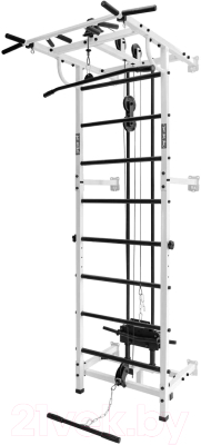 Шведская стенка Flexter Kraft SystemLight Profi СКK 13.12 FLX P (серебристый/черный) - фото