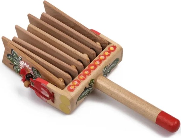 Трещотка музыкальная Мастерская Сереброва MS-K2-TR-07