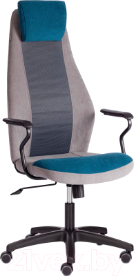 Кресло офисное Tetchair Aviator флок/ткань - фото