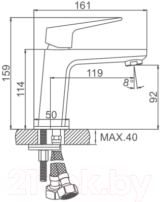 Смеситель Ledeme 1081B