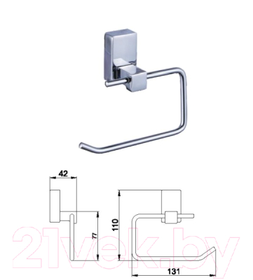 Держатель для туалетной бумаги Wisent WP2703-2