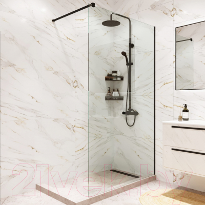 Душевая стенка Benetto BEN-602 BLC 110x200