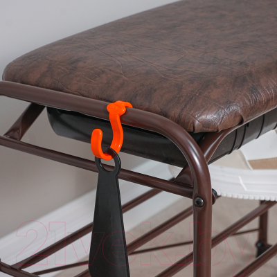 Полка для обуви ЗМИ Альфа 23 с сиденьем и ящиком / ПДОА23СЯ