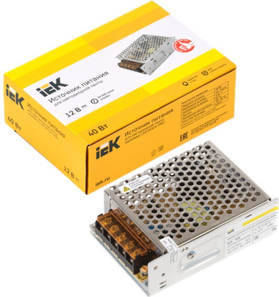 Драйвер для светодиодной ленты IEK LSP1-040-12-20-33-PRO