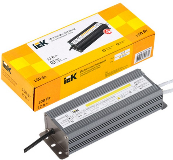 Драйвер для светодиодной ленты IEK LSP1-100-12-67-33-PRO