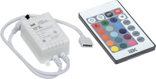 Контроллер для дюралайта IEK LSC1-RGB-072-IR-20-12-W - фото