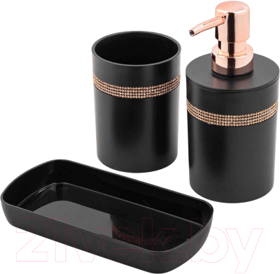 Набор аксессуаров для ванной La and Te beaute LT-BSP-13BK - фото