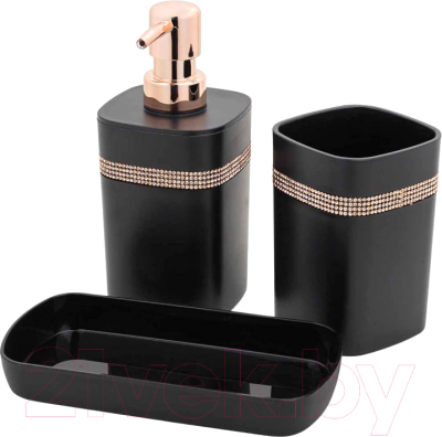 Набор аксессуаров для ванной La and Te beaute LT-BSP-11BK - фото