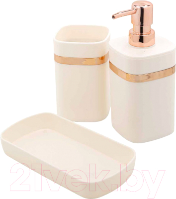 Набор аксессуаров для ванной La and Te beaute LT-BSP-10WH - фото