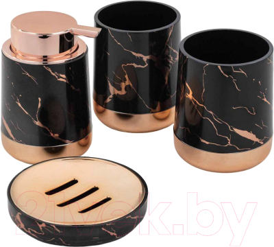 Набор аксессуаров для ванной La and Te beaute LT-BSP-14BK - фото