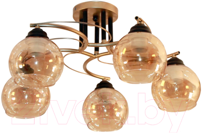 Люстра Элетех Лия/5 НПБ 01-5x60-128 Е27 ИУ / 1005404365 - фото