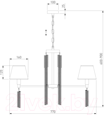 Люстра Евросвет 60148/5