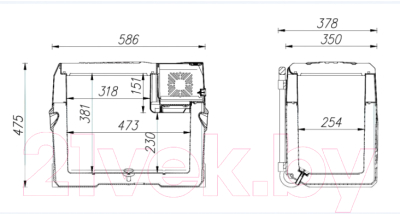 Автохолодильник Alpicool CX40 (12/24)
