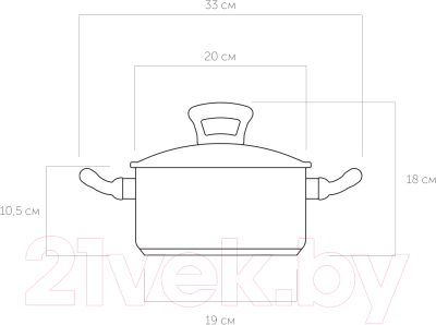 Кастрюля Nadoba Vikki 796112
