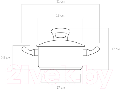 Кастрюля Nadoba Vikki 796113