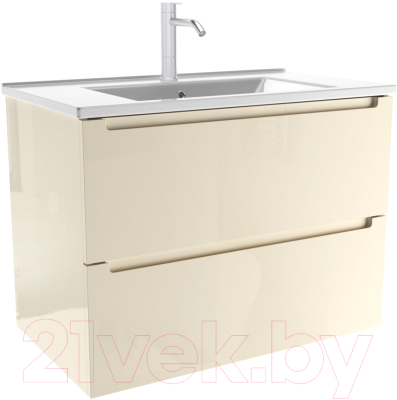 Тумба с умывальником ЗОВ Эридан 80 / E80LWPFM1015GKV5-ID80 - фото