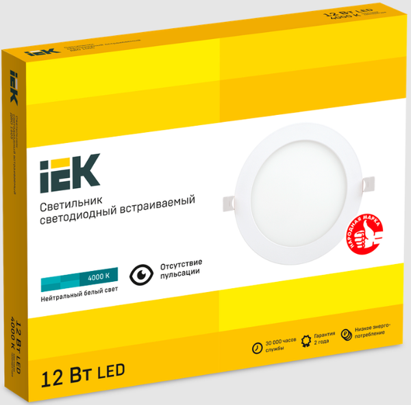 Точечный светильник IEK LDVO0-1605-1-12-K02